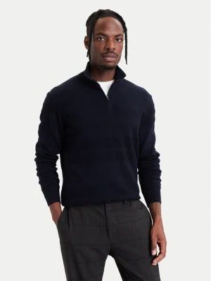 BOSS Sweter H-Fine 50571269 Granatowy Regular Fit