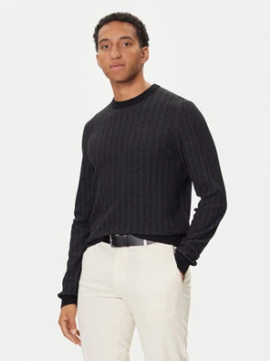 BOSS Sweter H-Habito 50549985 Czarny Regular Fit