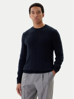 BOSS Sweter H-Hetico 50549975 Granatowy Regular Fit