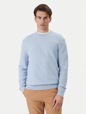 BOSS Sweter H-Imberto 50545283 Błękitny Regular Fit Niebieski jasny