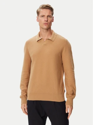 BOSS Sweter H-Lomarino 50565511 Beżowy Regular Fit