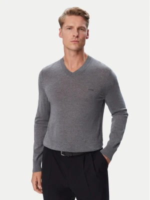 BOSS Sweter H-Melba-L 50571907 Szary Regular Fit