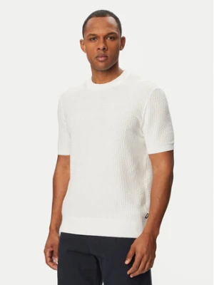 BOSS Sweter H-Nilton 50560468 Biały Regular Fit