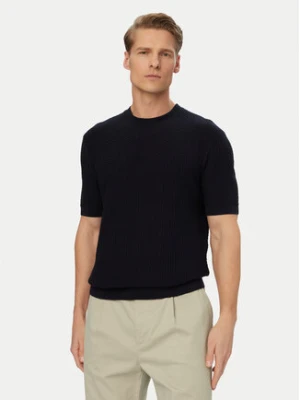 BOSS Sweter H-Nilton 50560468 Granatowy Regular Fit