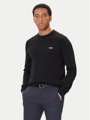 BOSS Sweter K_Ever-X 50541940 Czarny Regular Fit