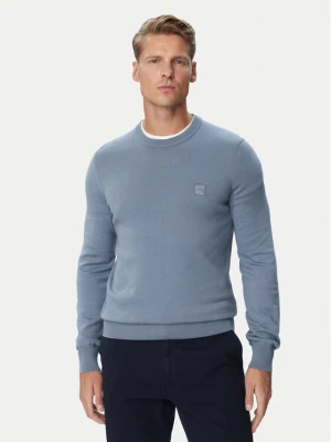 BOSS Sweter Kanovano 50527583 Niebieski Regular Fit