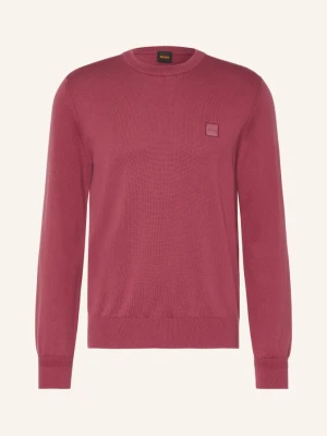 Boss Sweter Kanovano rot CIEMNOCZERWONY
