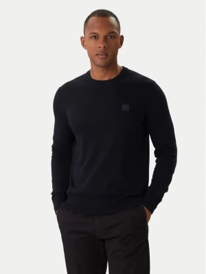 BOSS Sweter Kanovano_S 50527583 Granatowy Regular Fit