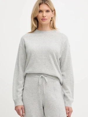 BOSS sweter kaszmirowy damski kolor szary lekki 50547883