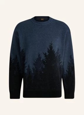 Boss Sweter Keverest blau