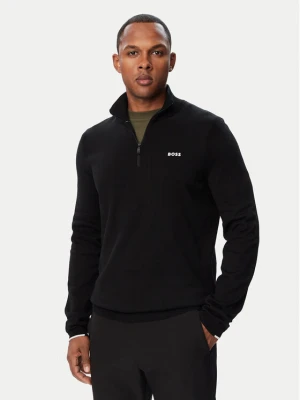 BOSS Sweter Kn_Ever-X Qz BOSS-50556146 Czarny Regular Fit