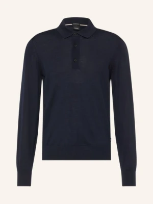 Boss Sweter Lancione blau GRANATOWY