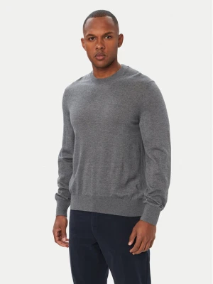 BOSS Sweter Leno 50571914 Szary ciemny Regular Fit