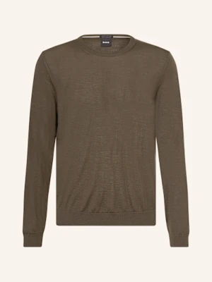 Boss Sweter Leno gruen