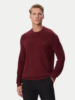 BOSS Sweter Momentum-X Cn 50547507 Bordowy Regular Fit