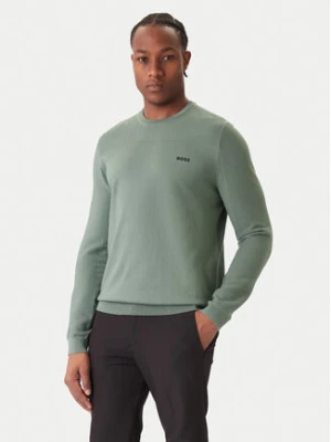 BOSS Sweter Momentum-X CN 50547507 Zielony Regular Fit