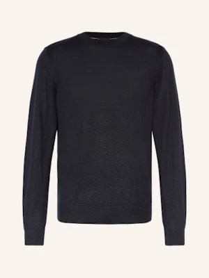 Boss Sweter Overo Z Dodatkiem Jedwabiu I Kaszmiru blau