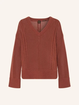 Boss Sweter Oversize Fevran rot