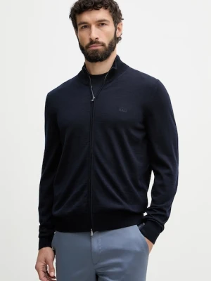 BOSS sweter rozpinany męski wełniany H-Balonso-L