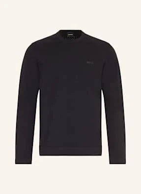 Boss Sweter Seamless Tech schwarz