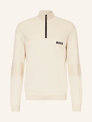 Boss Sweter Typu Troyer Hydro beige