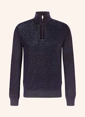 Boss Sweter Typu Troyer Illario blau