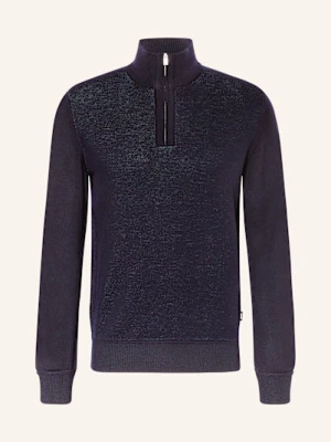 Boss Sweter Typu Troyer Illario blau