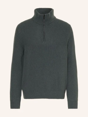 Boss Sweter Typu Troyer Kenter gruen OLIWKOWY