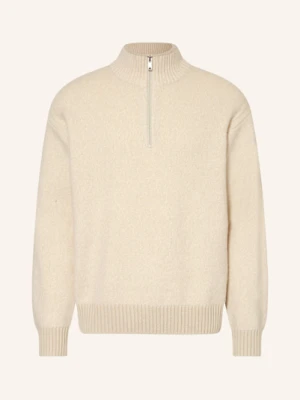 Boss Sweter Typu Troyer Kobear beige