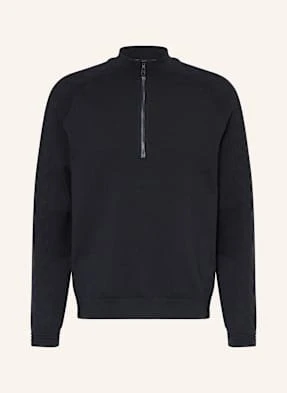 Boss Sweter Typu Troyer Mirror blau