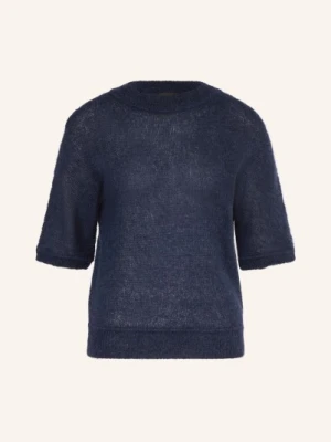Boss Sweter Z Alpaki Fancer Z Rękawami 3/4 blau