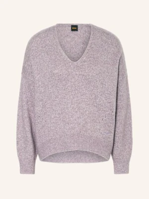 Boss Sweter Z Dodatkiem Alpaki lila