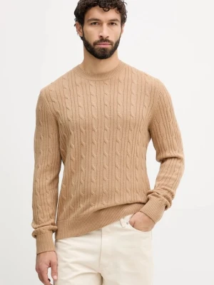 BOSS sweter z domieszką kaszmiru męski lekki 50549975