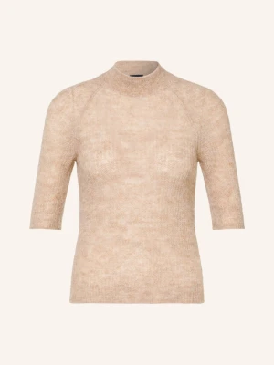 Boss Sweter Z Dzianiny Fewe Z Alpaki beige