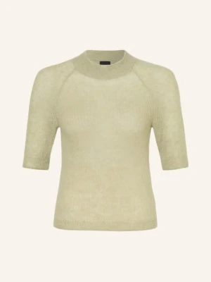 Boss Sweter Z Dzianiny Fewe Z Alpaki gruen