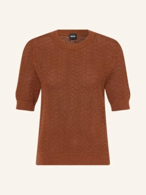 Boss Sweter Z Dzianiny Folearia rot