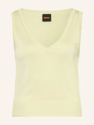 Boss Sweter Z Dzianiny Fomoa gruen