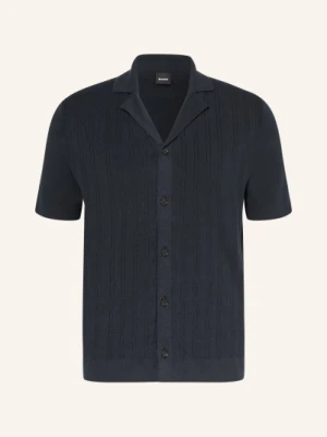 Boss Sweter Z Dzianiny Neri O Kroju Slim Fit blau