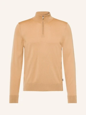 Boss Sweter Z Golfem Ebenji beige