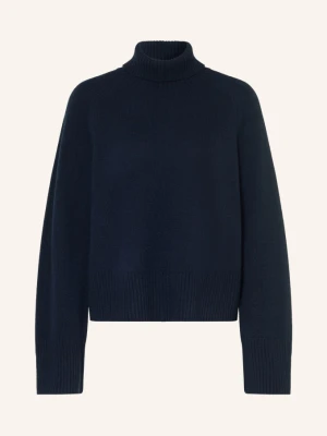 Boss Sweter Z Golfem Falonso blau GRANATOWY