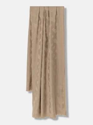 BOSS szalik z dodatkiem wełny Monyque