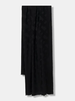 BOSS szalik z dodatkiem wełny Monyque