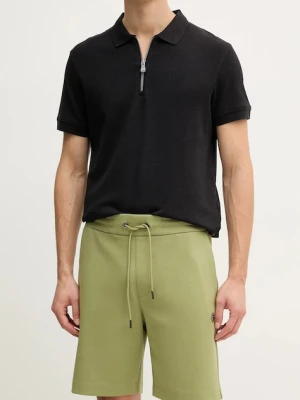 BOSS szorty dresowe męskie z bawełną