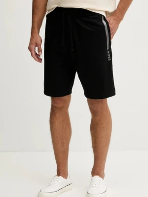 BOSS szorty bawełniane lounge męskie kolor czarny 50545560