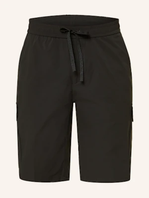 Boss Szorty Bojówki Urbanex Tapered Fit schwarz