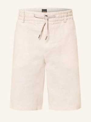 Boss Szorty Chino Chino Tapered Fit Z Lnu beige