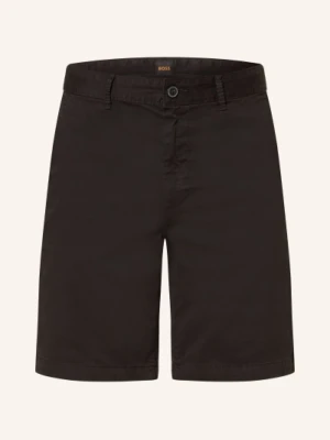Boss Szorty Chinosy Slim Fit schwarz CZARNY