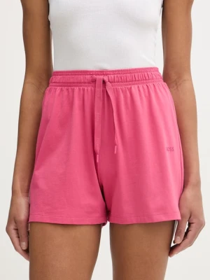 BOSS szorty dresowe damskie bawełniane z elastanem CI_Shorts CW