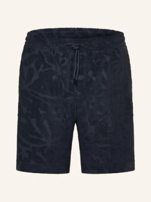 Boss Szorty Frotte blau