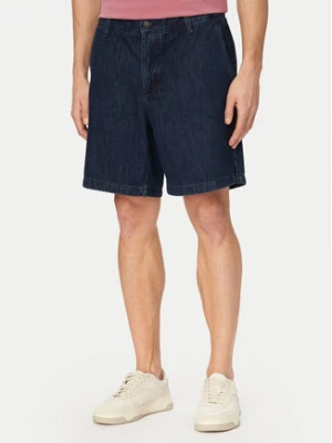 BOSS Szorty jeansowe Sandrew 50557454 Granatowy Relaxed Fit